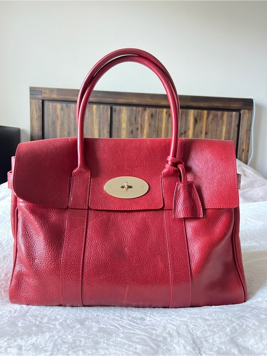 Mulberry Handbags - Mulberry Baywater Satchel in Poppy Red